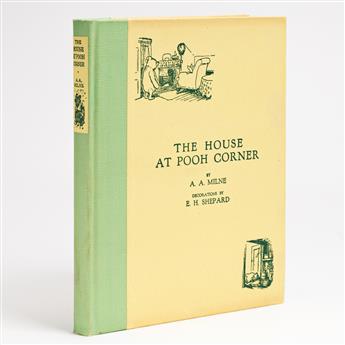 (CHILDRENS LITERATURE.) MILNE, A.A. The House at Pooh Corner.